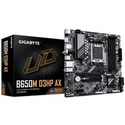 Resim Gigabyte B650M D3HP AX B650 DDR5 GLan mATX HDMI M.2 USB3.2 AM5 AMD Anakart Siyah 