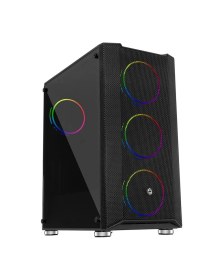 Resim MK Beykoz Frisby FC-9405G Panda Gaming Kasa (Double Slim Ring Rgb Fan + 650W 80+) 
