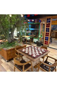 Resim Carrom 8 Oyunlu Kafe Tipi Oyun Masası 