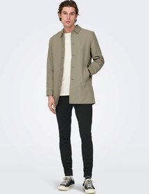 Resim Açık Kahve Erkek Ceket 22024159_onsgerry Harrıngton Jacket 