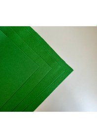 Resim Yeşil Renk Metrelik Ince Keçe Kumaş Keçe 1 Mm Aktivite Keçesi Renkli Keçe 1 Metre 100 Cm X 100 Cm 