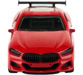 Resim Die Cast 1:32 Sesli ve Işıklı Çek Bırak Yarış Arabası Kırmızı 