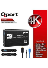 Resim Qport Hdmı 4k Capture Kart Q-hdc1 