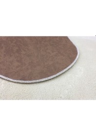 Resim Anatolia 2'li Vizon 80x140 + 50x70 Cm Büyük Ebat Banyo Paspası Seti Kaymaz Tabanlı Klozet Takımı Vizon 