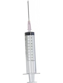 Resim Genject 10Ml 3Parça Pembe Iğneli Veteriner Enjektör - 50 Adet 