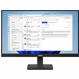 Resim Lenovo ThinkVision S24-4E 64B5KAT1TK 23.8" 100Hz 4Ms VGA+HDMI FullHD IPS Vesa Monitör 