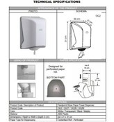 Resim Vialli Og2t Maxi Feedpoint Içten Çekmeli Kağıt Havlu Dispenseri Aparatı Şeffaf 