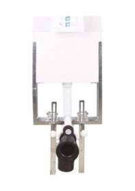 Resim Visam 8 Cm Asma Klozet 2 Kademeli Gömme Rezervuar Buton Dahil Beyaz 