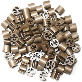 Resim ASKI için BASKISIZ (ALTIN / DORE)' Benden Boncuğu (100 Adet) Altın 