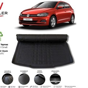 Resim Volkswagen Polo Bagaj Havuzu 2017 - 2021 Arası 3D Wöller Ultraflex Bagaj 