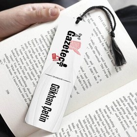 Resim İsme Özel Gazeteci Kitap Ayracı 