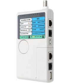 Resim Profesyonel Network Kablo Test Cihazı- 4 İn 1 - Rj11 Rj45 Bnc Usb 