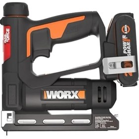 Resim WX843 20VOLT/2.0AH. Li-Ion Şarjlı Profesyonel 6-14MM Zımba ve 15MM Çivi Çakma + 3500 Adet Yedek Zımba ve Çivi 