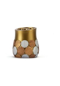 Resim DİŞ FIRÇALIK ALTIN PUANLI POLİRESİN 9X9X10CM Diğer 