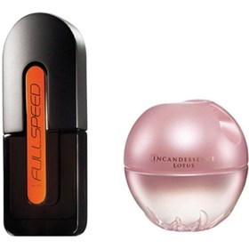 Resim Avon Full Speed Edt 75ml Erkek Parfüm + Incandessence Lotus Edp 50ml Kadın Parfüm 2li Set 