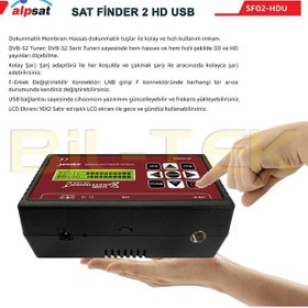 Resim Satfinder 2 Hd Usb - Dijital Hd Uydu Bulucu 