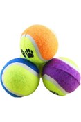 Resim Hype Store Tenis Topu Köpek Eğitim Oyuncağı Dayanıklı ve Eğlenceli Köpek Oyun Topu Tenis Adet 4 