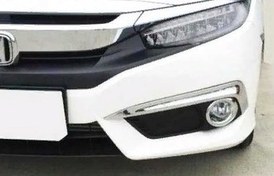 Resim Honda Civic Fc5 2016-2020 Ön Sis Halka Kaplama - Krom 
