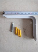 Resim Dirilyapımarket 165X230 Mm Beyaz Raf Altı - Destek 4 Adet + Dübel Vida 