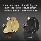 Resim Monyee Kz Zsn Pro X Hibrit Sürücülü Kulak İçi Kulaklık, Mikrofonlu, 3.5mm Jak, Metal Tasarım, Değiştirilebilir Kablo Zsn Pro X 1ba+1dd 