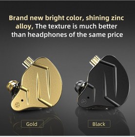 Resim Monyee Kz Zsn Pro X Hibrit Sürücülü Kulak İçi Kulaklık, Mikrofonlu, 3.5mm Jak, Metal Tasarım, Değiştirilebilir Kablo Zsn Pro X 1ba+1dd 