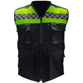 Resim Forte Gt 2001186 Cepli Motosiklet Reflektif Yelek Rüzgara Geçirmez M Beden 