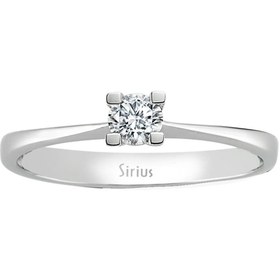 Resim Sirius Pırlanta E Renk 0,20 Karat Pırlanta Tektaş Yüzük 