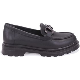 Resim Dagoster DZA07-90830 Siyah Günlük Loafer Kadın Ayakkabı 