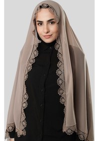 Resim Hürrem Bone Vizon Namaz Başörtüsü Şal Şifon Güpürlü 202106 10 