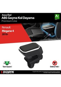 Resim S-dizayn Renault Megane 4 Kol Dayama Kolçak Geçmeli Abs Siyah 2016-2020 A+kalite 