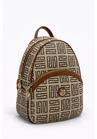 Resim Silver Polo Kadın Sırt Çantası Labırent Bej Taba 945 Bej 