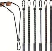 Resim Willowhaven Mix X 6 Parça Ayarlanabilir Kaymaz Gözlük Kayışı - Spor Ve Günlük Kullanım 