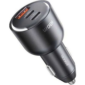 Resim Fastbuy Dream011 1 Bilgisayar 100w 2c+1a Araba Şarj Cihazı Hızlı Şarj Aleti İphone Uyumlu 16 Samsung Xiaomi 