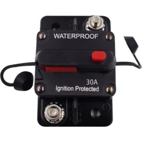 Resim SHUIVAN Otomatik Sigorta 30ah Devre Kesici Waterproof - 12v/24v 