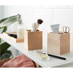 Resim 2 Adet Düzenleyici Kutu, Bambu 