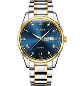 Resim Sones Bınbond B3103 30m Su Geçirmez Volanlı Işıklı Kuvars Saat, Renk: Inter-rose Gold Siyah Mavi 