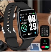 Resim Gaojunshop01 Eytlptoc 2025 Spor Saati Siyah Çok Modlu Kablosuz Arama Mesaj Bildirimi Hafif Diğer 