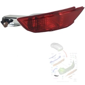 Resim DEPO 431-2901R-LDE | Ford Fiesta 2008-2012 Arka Kedi Gözü Sağ (Reflektör) Yan Sanayi 