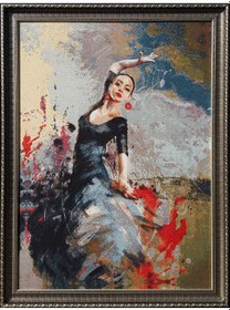 Resim Figüratif Seri-13 Dokuma Goblen Kumaş-Dans 