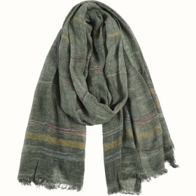 Resim Erkekler için İnce Sonbahar ve Kış Atkı, Yumuşak Çizgili Moda Boyun Isıtıcı 