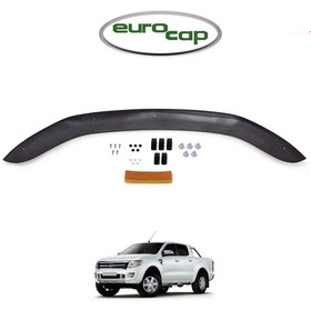 Resim Eurocap Ford Ranger Ön Kaput Koruma Rüzgarlık 3Mm Abs 2011-201 