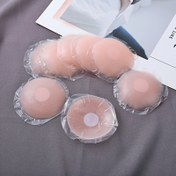 Resim 2/6/10 Adet Yeniden Kullanılabilir Silikon Sütyen Pedleri - Dikişsiz Görünmez Kendinden Yapışkanlı Anti-Kabarcık Pasties Kadınlar İçin, Opak Kapsama Kablosuz Destek, Şık Tasarım Sadece Elde Yıkanır, İç Çamaşırı Aksesuarları, Gizli Destek, Benzersiz Merkezi Kesim, Dayanıklı Kumaş Kaplama 