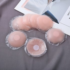 Resim 2/6/10 Adet Yeniden Kullanılabilir Silikon Sütyen Pedleri - Dikişsiz Görünmez Kendinden Yapışkanlı Anti-Kabarcık Pasties Kadınlar İçin, Opak Kapsama Kablosuz Destek, Şık Tasarım Sadece Elde Yıkanır, İç Çamaşırı Aksesuarları, Gizli Destek, Benzersiz Merkezi Kesim, Dayanıklı Kumaş Kaplama 