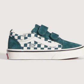 Resim Vans Old Skool V Unisex Çocuk Koyu Yeşil Spor Ayakkabı - VN000CYA 