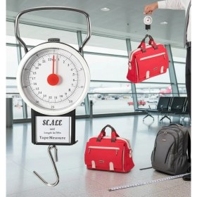 Resim Die Grup 22 KG/50LB Kancalı Tartı Aleti 1 Metre Mezuralı Askılı Balıkçı Terazisi DIEGRP-RSKRGLT34 