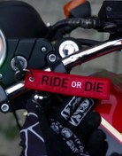 Resim Ride or Die Motorcu Kumaş Anahtarlık 