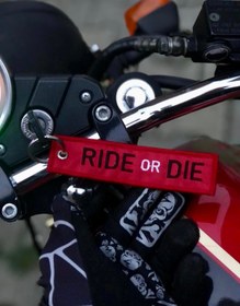 Resim Ride or Die Motorcu Kumaş Anahtarlık 