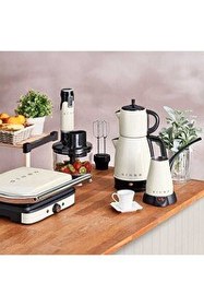 Resim Sinbo CYZ-0002 Retro Serisi Çeyiz Seti Krem 