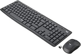 Resim Logitech MK295 kablosuz klavye fare seti, SilentTouch teknolojisi, kısa kesim tuşları, optik şerit kılavuzu, nano USB alıcı, gecikmesiz kablosuz bağlantı, UK QWERTY düzeni - siyah 