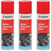 Resim Würth Motor Temizleyici Temizleme Spreyi 500ml - 3 Adet 